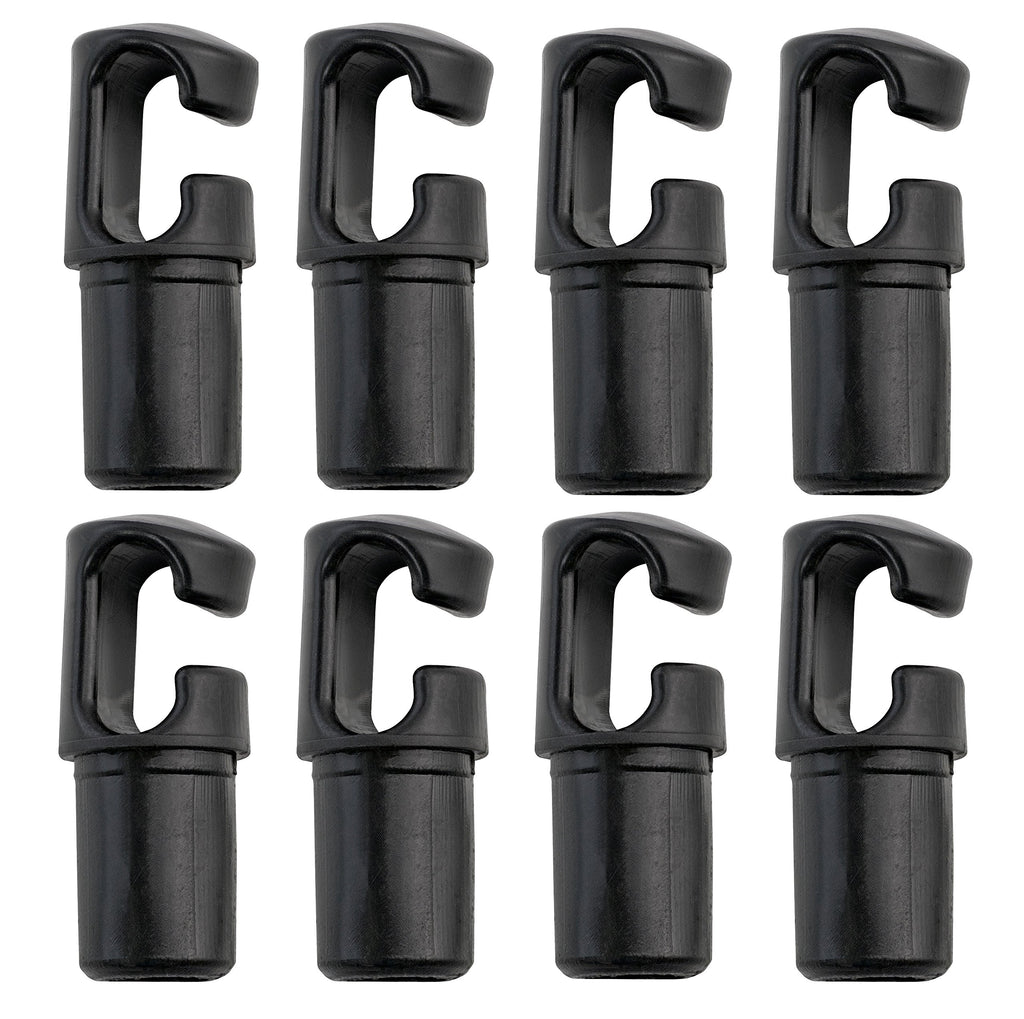 Universal Trampoline Pole Cap By Upper Bounce For Fiber Glass Rod Top-Ring, Fits 1'' Diameter Pole- Set Of 8