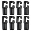 Universal Trampoline Pole Cap By Upper Bounce For Fiber Glass Rod Top-Ring, Fits 1'' Diameter Pole- Set Of 8