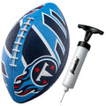 Franklin Sports Nfl Tennessee Titans Football - Youth Football - Mini 8.5'' Rubber Ball - Perfect For Kids - Team Logos And Colo