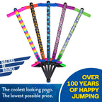 Flybar Foam Jolt Pogo Stick For Kids Age 5 And Up, Between 40 To 80 Pounds, Beginners Kids Pogo Stick For Boys And Girls (Blue C