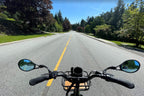 Hafny E13 Approved E-Bike Mirror, Large Surface Handlebar Bike Mirror, Hd Automotive Grade Glass Bicycle Mirror, Safe Blast-Resi
