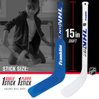 Franklin Sports Mini Hockey Goalie Stick, Player Stick & Ball Set (Colors May Vary)