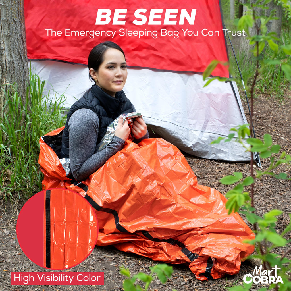 Emergency Sleeping Bag X3, Life Bivy Sack, Emergency Sleeping Bags For Survival Sleeping Bag, Tac Bivvy Bag, Portable Thermal Sl