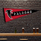 Rico Industries Nfl Football Atlanta Falcons Retro 12'' X 30'' Felt Wall D  Cor Pennant - Great For Home/Bed Room/Man Cave D  Co