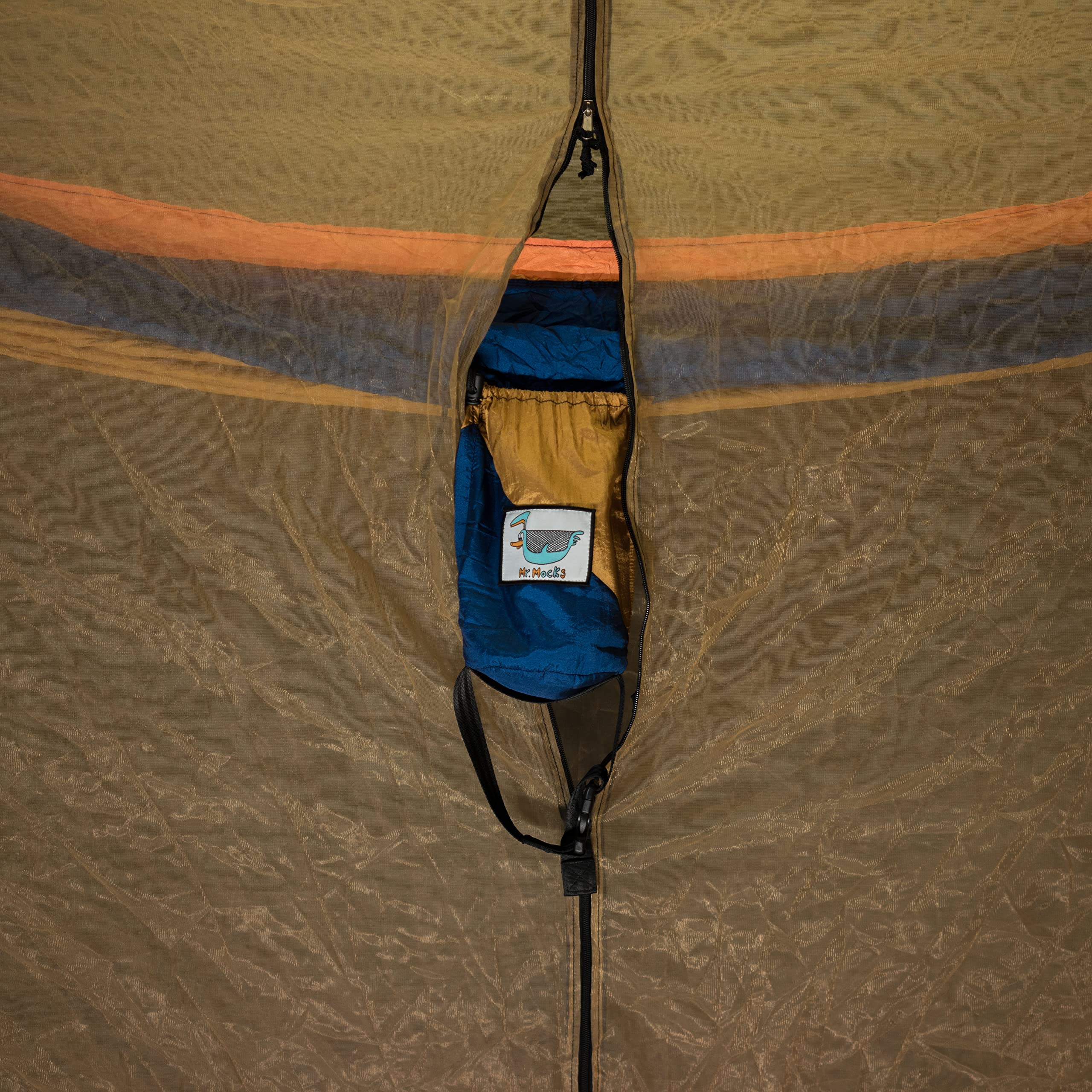 Mr. Mocks Skeeter Beater Mosquito Net Hammock Bug Net Light Weight For Travel Gray, Blue, Black, Brown (Wild Turkey)