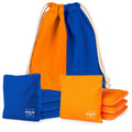 Barcaloo Pro Cornhole Bags - Set of 8 Regulation All Weather Two Sided Bean Bags for Professional Corn Hole Game - 4 Orange & 4 