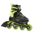 Bladerunner By Rollerblade Phoenix Boys Adjustable Fitness Inline Skate, Black And Green, Junior, Value Performance Inline Skate