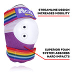 187 Killer Pads Moxi Skate Knee Pads, Elbow Pads, And Wrist Guards, Six Piece Pad Set, Lavender, Small/Medium
