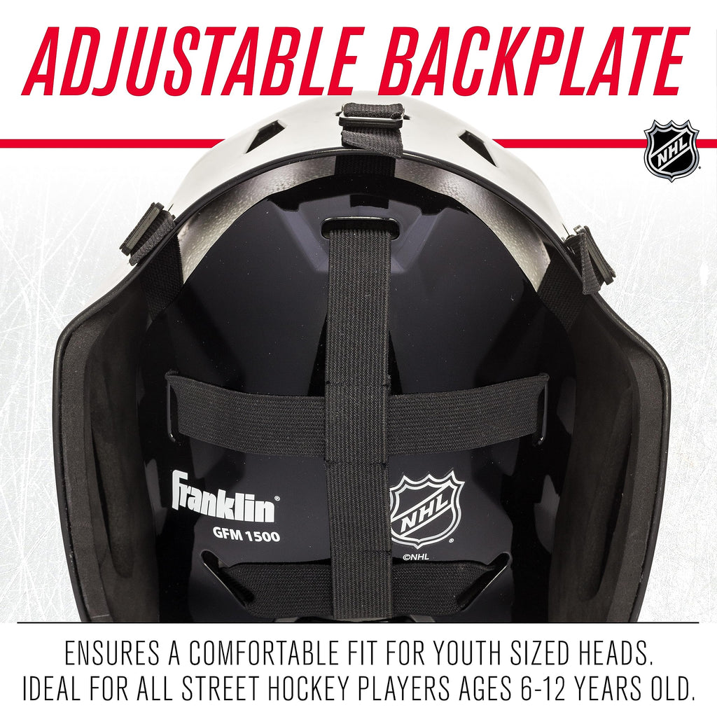 Franklin Sports Chicago Blackhawks Nhl Hockey Goalie Face Mask - Goalie Mask For Kids Street Hockey - Youth Nhl Team Masks For K