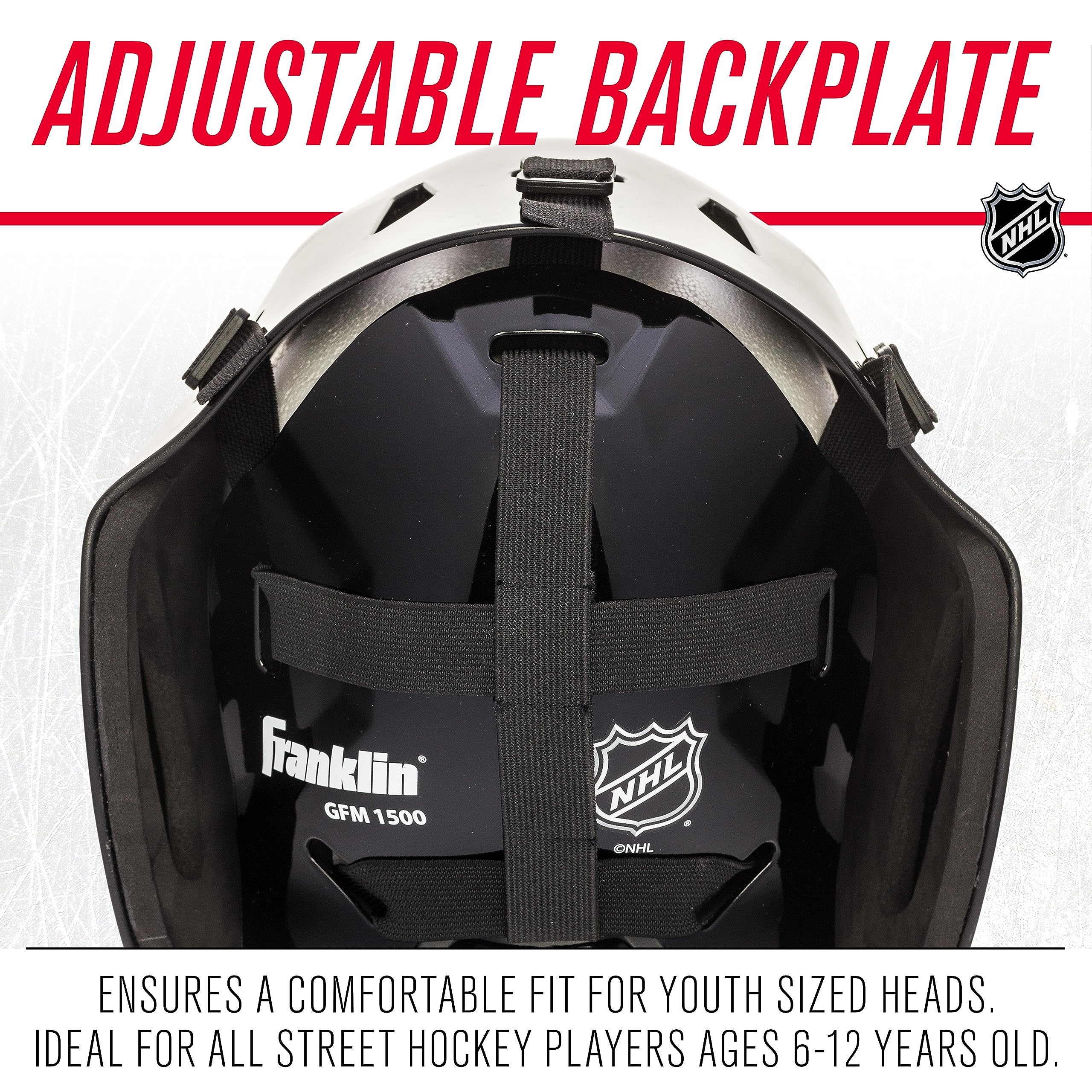Franklin Sports Chicago Blackhawks Nhl Hockey Goalie Face Mask - Goalie Mask For Kids Street Hockey - Youth Nhl Team Masks For K