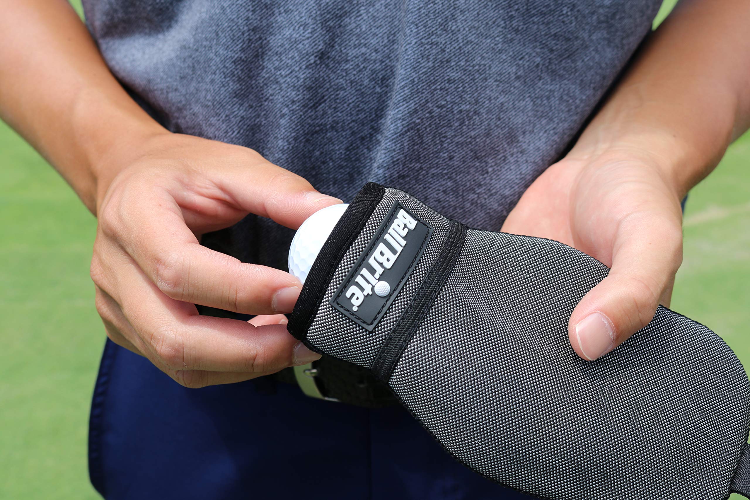 Ballbrite - The Ultimate Portable Golf Ball Cleaner, 3.5'' X 6.5'', Best Golf Accessories Gifts For Men & Women