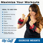 The Cuff Original Adjustable Ankle And Wrist Weight For Training, Dance, Running, Toning, And Physical Therapy For Men And Women
