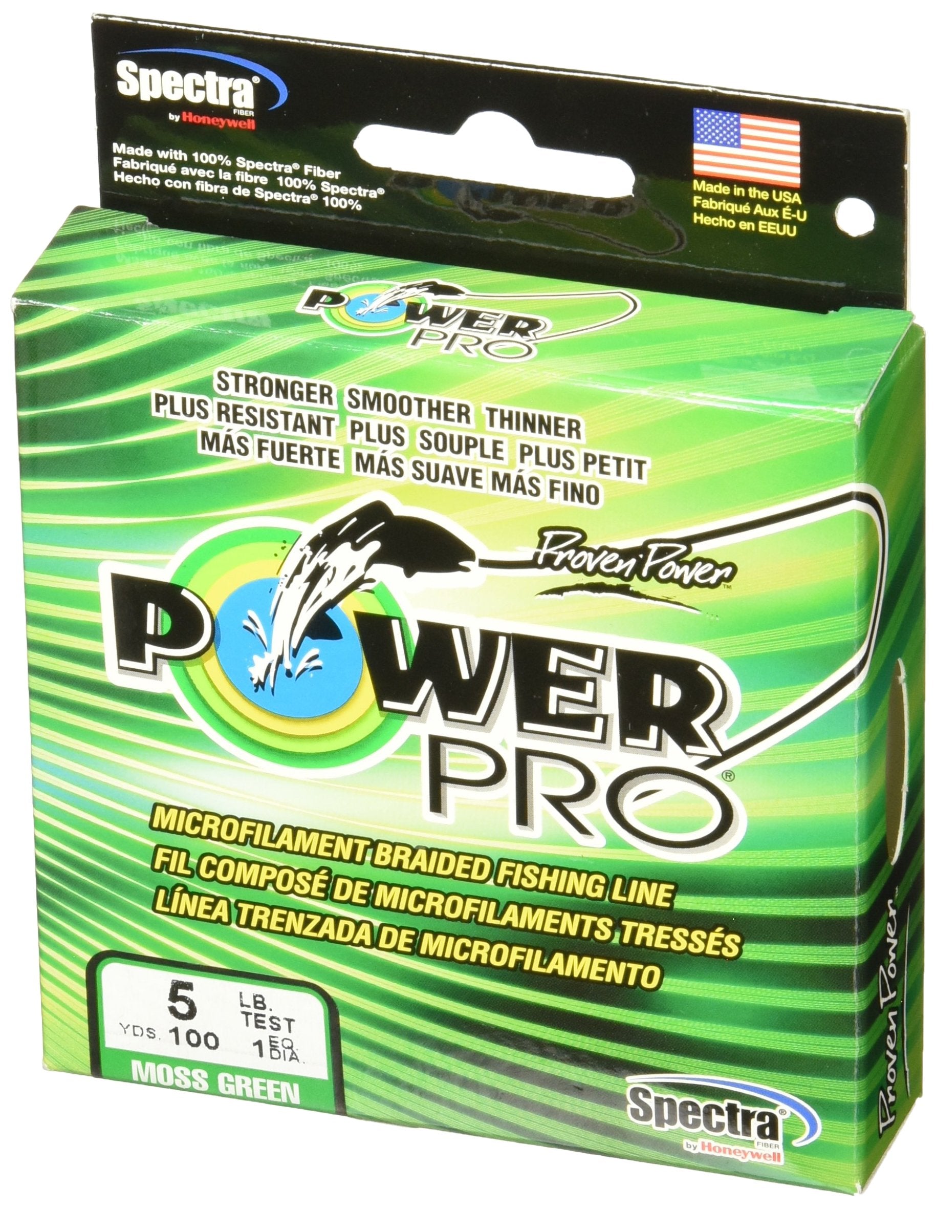 Powerpro 5-100-G Spectra, Moss Green, One Size