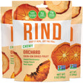 Rind Snacks | Orchard Blend | Persimmons, Apples & Peaches | Dried Fruit Superfood | Chewy Snack | All Natural | Fiber Rich | Vi