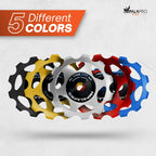 Impalapro Bike Set Of 2 Ceramic Jockey Wheels 11T - Derailleur Pulley - Jockey Wheel Shimano - Jockey Wheels 11 Speed - Pulley S