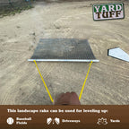 Yard Tuff 53Hpdm Atv/Utv 5 X 3 Feet Heavy Duty Durable Zinc And Steel Mesh Field Surface Leveling Drag Mat For Manual Or Vehicle