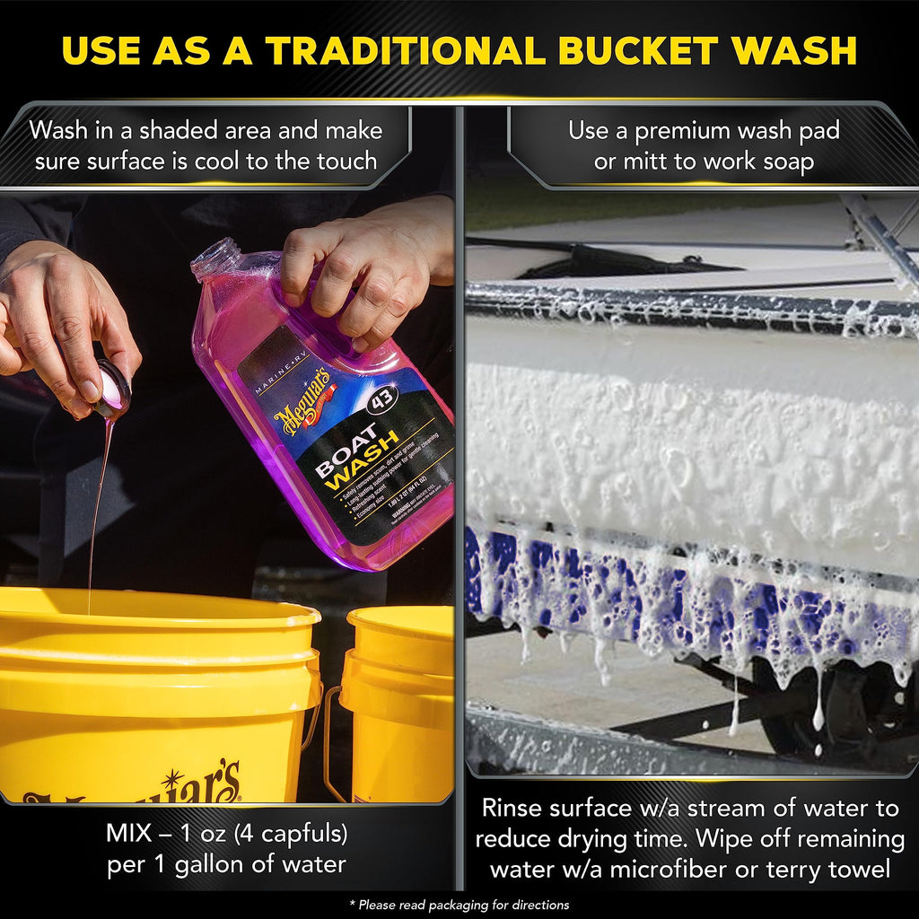 Meguiar'S M4364 Marine/Rv Boat Wash - 64 Oz Container (Packaging May Vary)