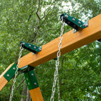Gorilla Playsets 11-4026-P Adjustable Glider Brackets For Swing Sets (Pair), Green
