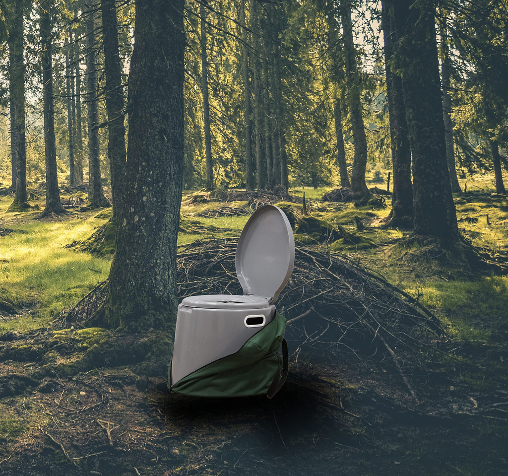 Portable Travel Toilet For Camping And Hiking (Toilet With Case)