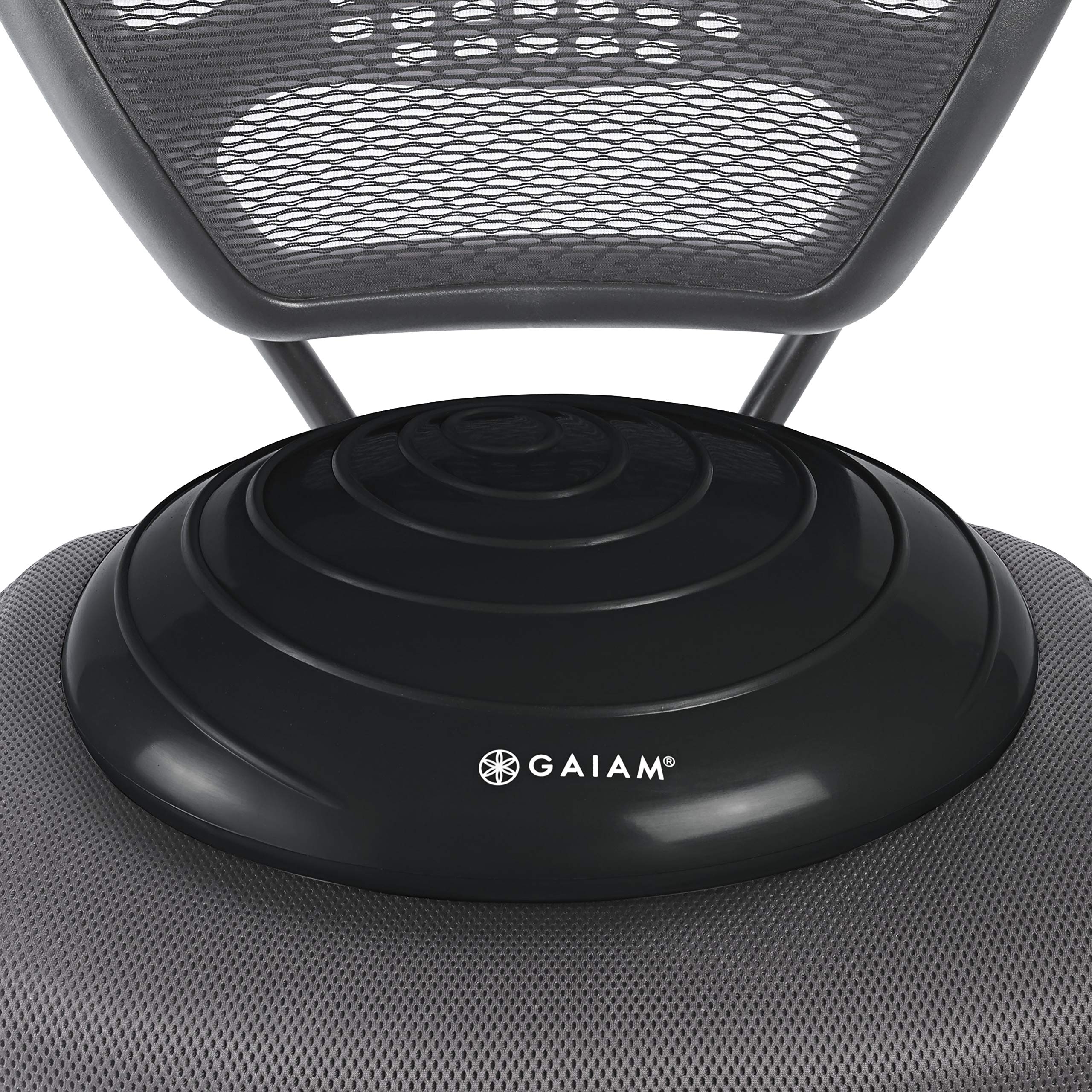 Gaiam Balance Disc Wobble Cushion Stability Core Trainer For Home Or Office Desk Chair And Kids Alternative Classroom Sensory Wi