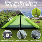 Fbsport Ultralight Tent 3-Season Backpacking Tent 1 Person Camping Tent, Outdoor Lightweight Lanshan Camping Tent Shelter For Ca