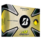 2023 Bridgestone Golf E12 Contact Golf Balls, Yellow