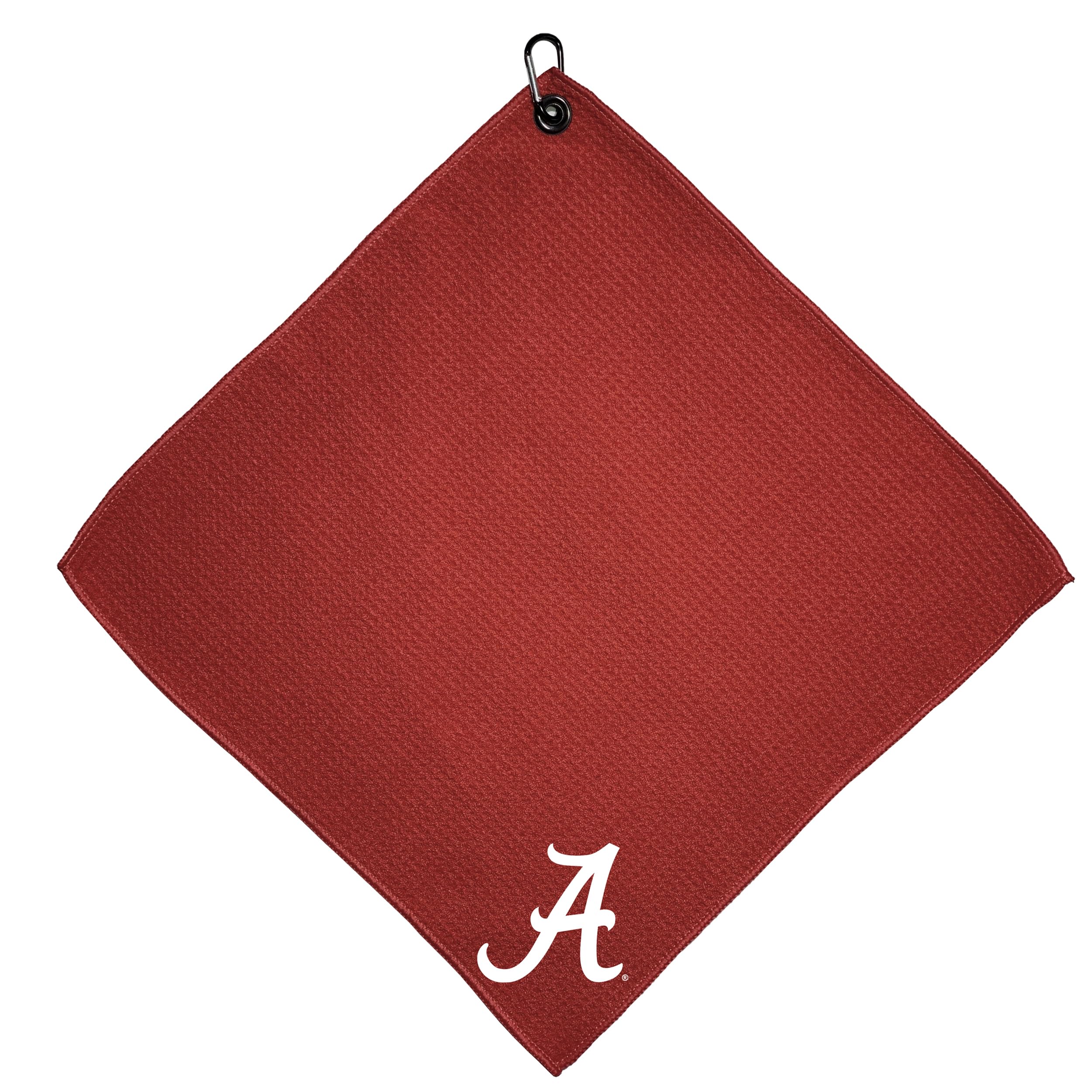 Team Golf NCAA Alabama Crimson Tide Microfiber Golf Towel, 15x15 (Multicolor)