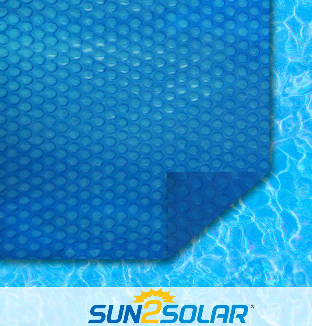 Sun2Solar Blue 18-Foot-By-38-Foot Rectangle Solar Cover  1600 Series  Heat Retaining Blanket For In-Ground And Above-Ground Rect