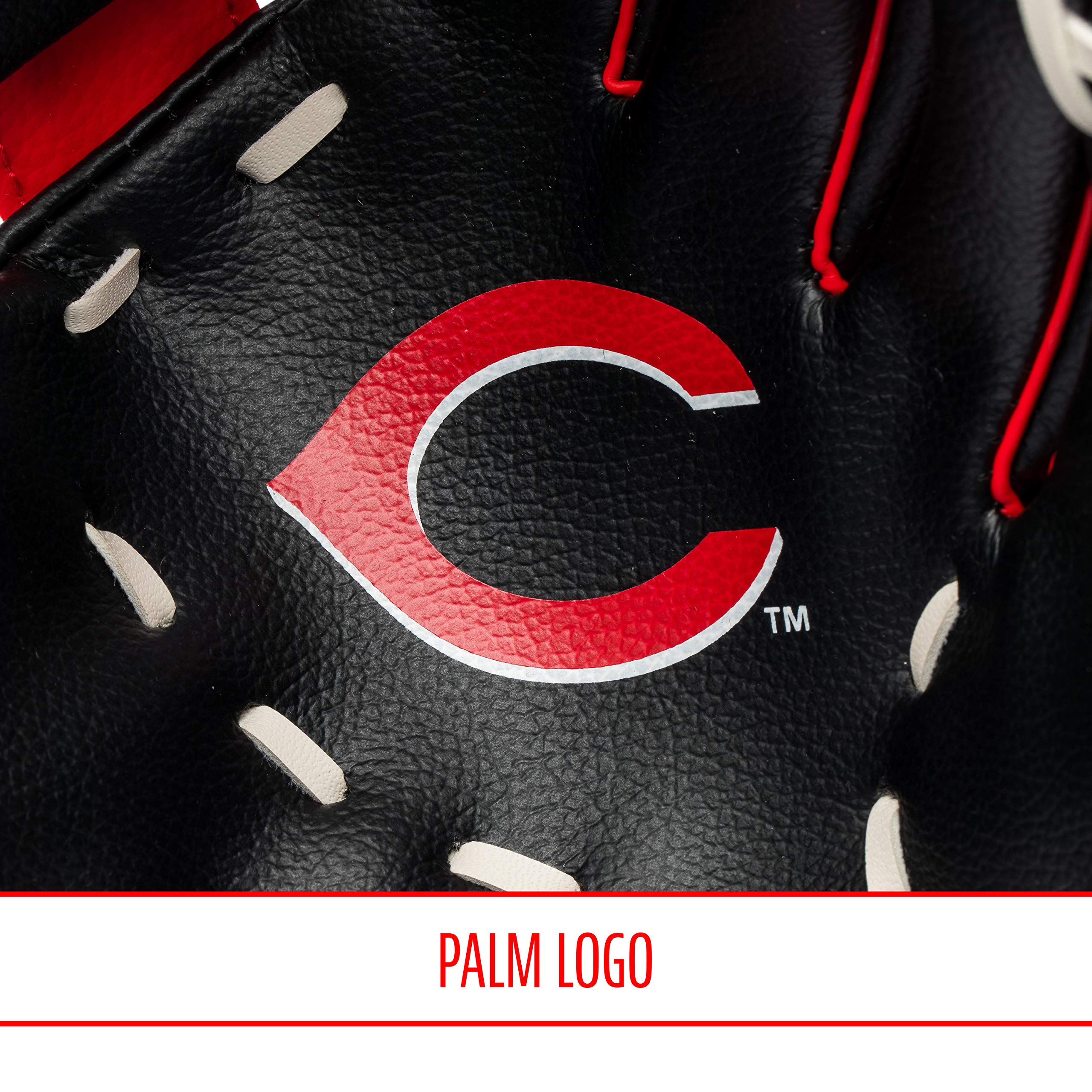 Franklin Sports Mlb Youth Teeball Glove And Ball Set - Kids Cincinnati Reds Baseball And Teeball Glove And Ball - Perfect First