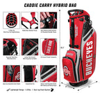 Oklahoma Sooners Caddie Carry Hybrid Golf Bag