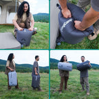 Kingcamp Air Pump Sack, Roll Top Compression Pump Bag For Inflation Sleeping Mats, Ultralight Pump Sack For Camping Foam Sleepin