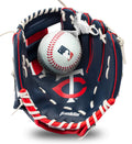 Franklin Sports Mlb Youth Teeball Glove And Ball Set - Kids Minnesota Twins Baseball And Teeball Glove And Ball - Perfect First