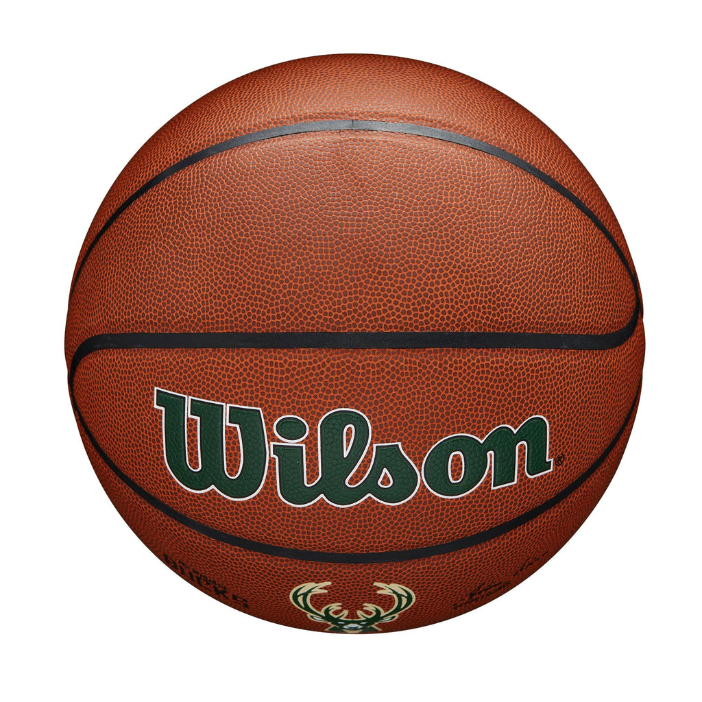 Wilson Nba Team Alliance Basketball - Milwaukee Bucks, Size 7-29.5''