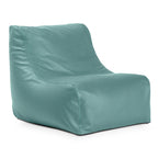 Jaxx Ponce Nautical Edition - Bean Bag Chair For Boat, Yacht & Watersports - Marine Vinyl, Waterfall Blue
