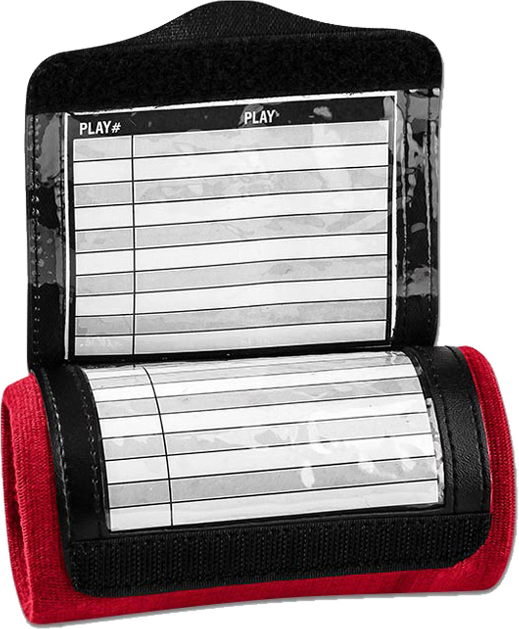 Champro Triple Wristband Playbook, Youth, Scarlet