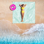 Hihoho Beach Blanket Waterproof Sandproof Beach Mat For 1-8 Adults Quick Drying Durable Outdoor Picnic Mat For Beach Festival Tr