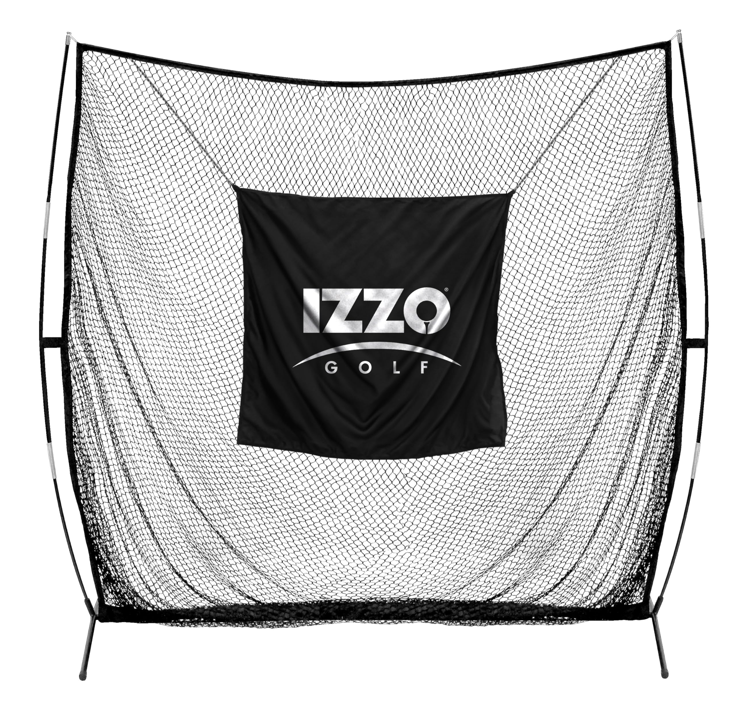 Izzo Titan 7Ft X 7Ft Golf Practice Hitting Net - Golf Hitting Net For Your Home Or Backyard,Black