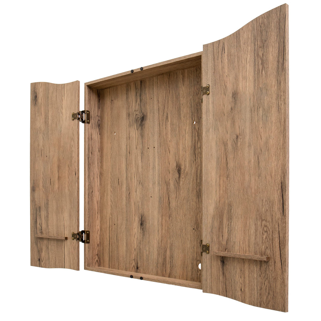 Dmi Sports Tan Cricketpro Dartboard Cabinet  Designed For Arachnid 15.5Cricketpro 900, 800, 750, 650 Electronic Dartboards  Does