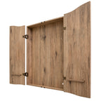 Dmi Sports Tan Cricketpro Dartboard Cabinet  Designed For Arachnid 15.5Cricketpro 900, 800, 750, 650 Electronic Dartboards  Does