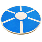 Balancefrom Non-Slip Wooden Wobble Balance Board Core Trainer 15.55-Inch Diameter With 360 Rotation For Stability Training (Blue