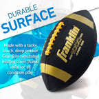 Franklin Sports 1000 Junior Football - Kids Junior Size Youth Football - Durable Outdoor Football - Synthetic Leather - Extra Gr