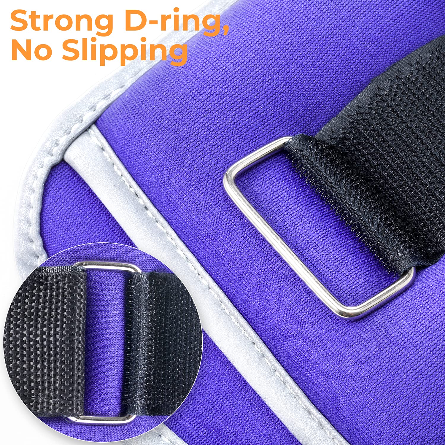 Sportneer Ankle Weights Wrist Weights 5Lb Per Pack,10Lbs Pair,Purple