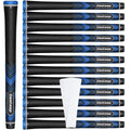 Geoleap Golf Grips Set of 13- Soft Reduce Taper Design Provides High Traction and Performance,13 Golf Club Grips with 15 Tapes o