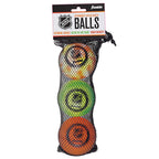 Franklin Sports Street Hockey Balls - Nhl - 3 Pack - Combo