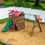 Step2 Naturally Playful Adventure Lodge Swing Set and Play Center