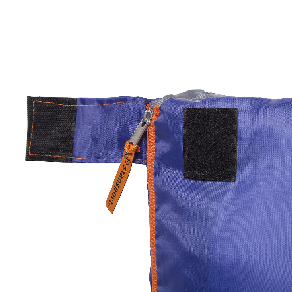 Stansport Redwood Rectangular 30'' X 75'' Sleeping Bag, Blue,Dark Green