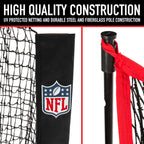 Franklin Sports Nfl Kids Football Throwing + Kicking Target Net - Youth Training Equipment - Fun For Football Toss Games + Pract