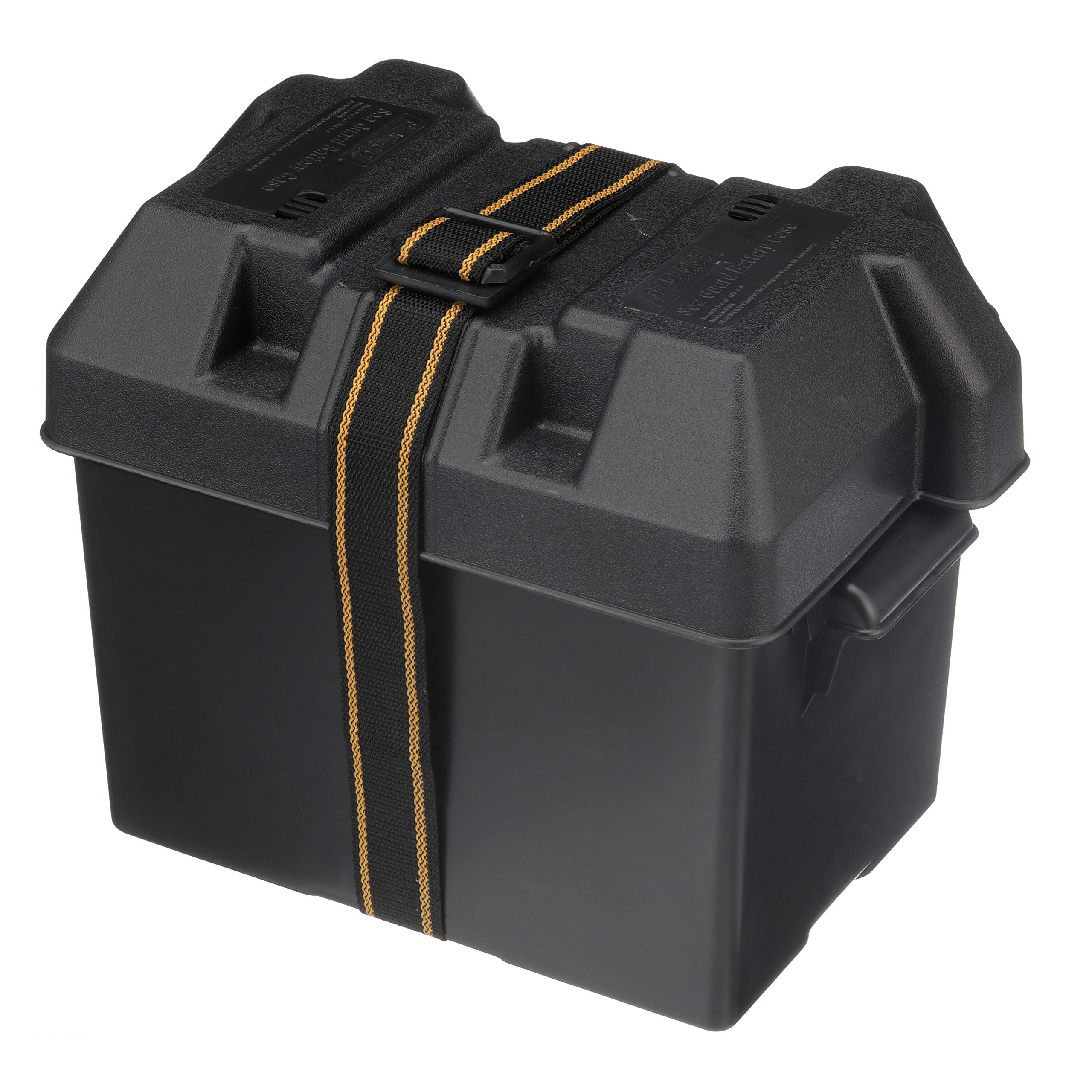 Seachoice Uscg-Approved Marine Group 27 Series Standard Battery Box With Strap & Mounting Kit