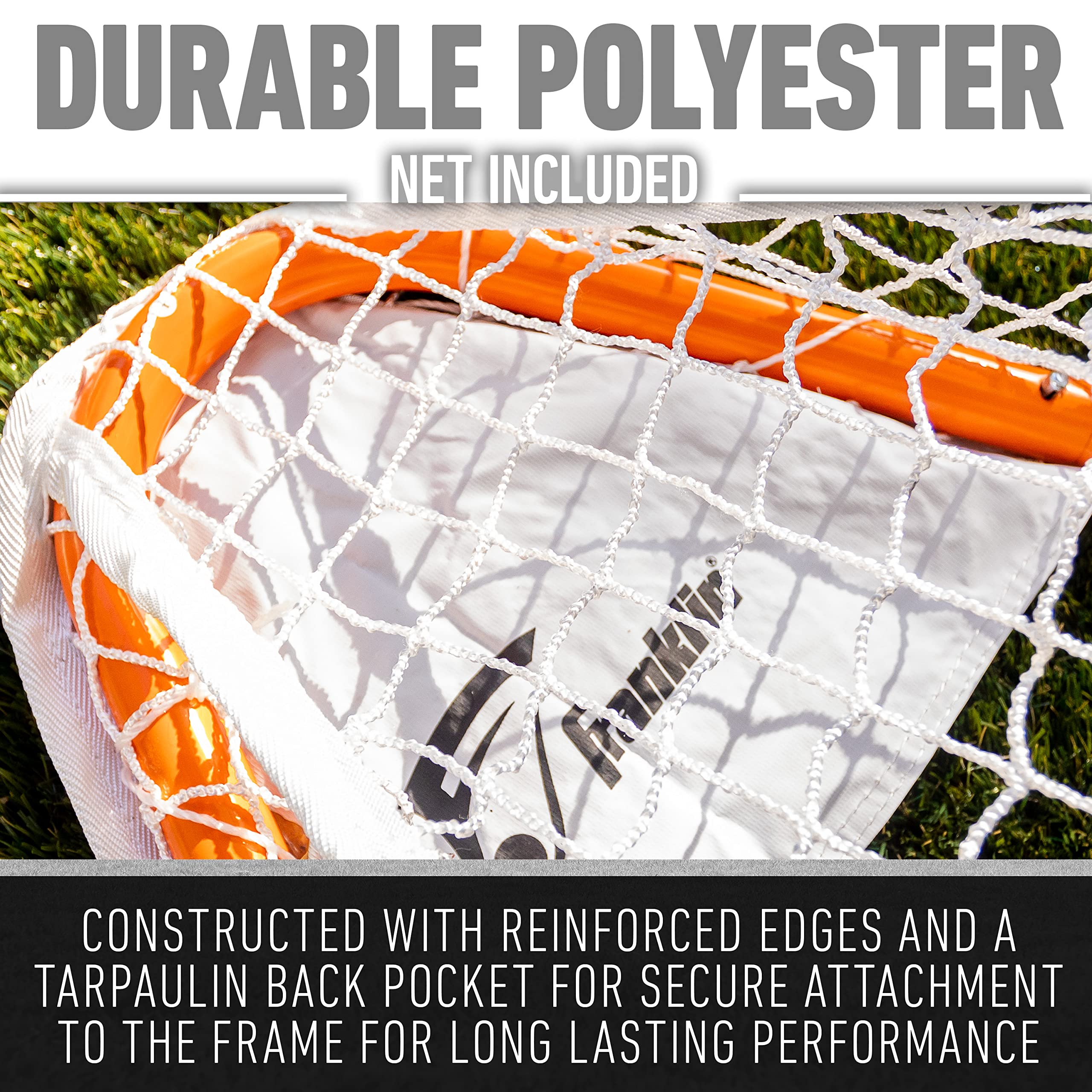 Franklin Sports Backyard Lacrosse Goal - Kids Lacrosse Net/ Equipment - Perfect For Youth Training - 48'' X 48''