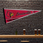 Rico Industries Ncaa Louisville Cardinals Classic 12'' X 30'' Felt Wall D  Cor Pennant - Great For Home/Bed Room/Man Cave D  Cor